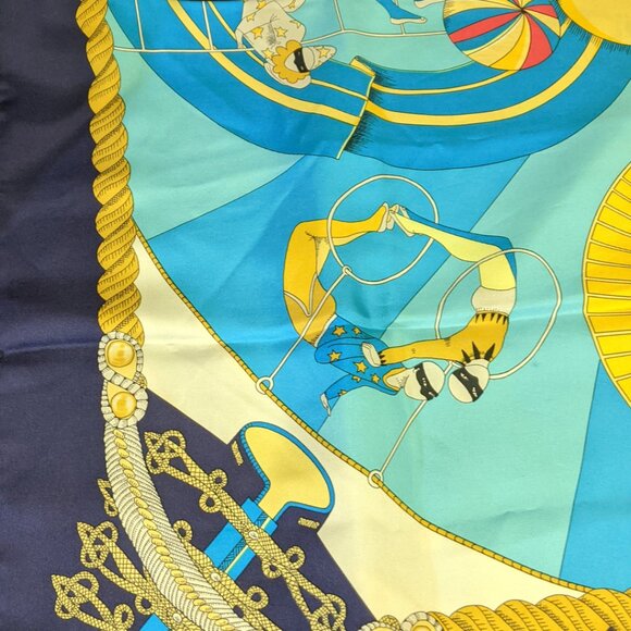 Vintage Hermes circus scarf 1982 - Picture 9 of 12